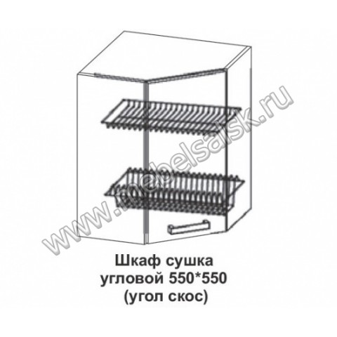 Шкаф сушка угловой 550 Контемп ШСУ