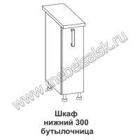 Шкаф нижний бутылочница Крафт ШНБ 200