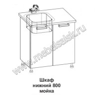 Шкаф нижний мойка Крафт ШНМ 800