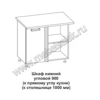 Шкаф нижний угловой Крафт ШНУ 1000