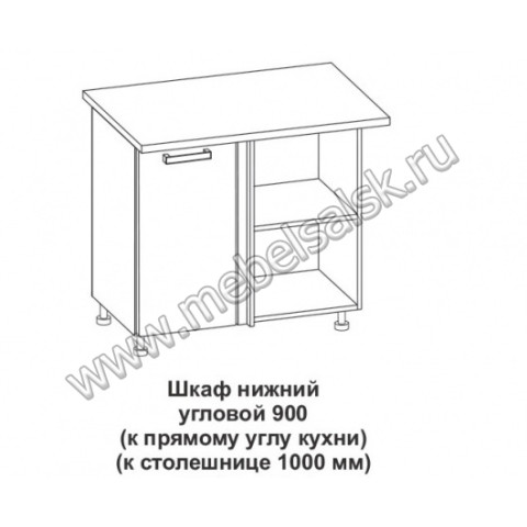 Шкаф нижний угловой Крафт ШНУ 1000