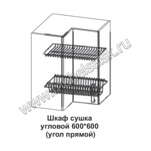 Шкаф сушка угловой Крафт ШСУ2