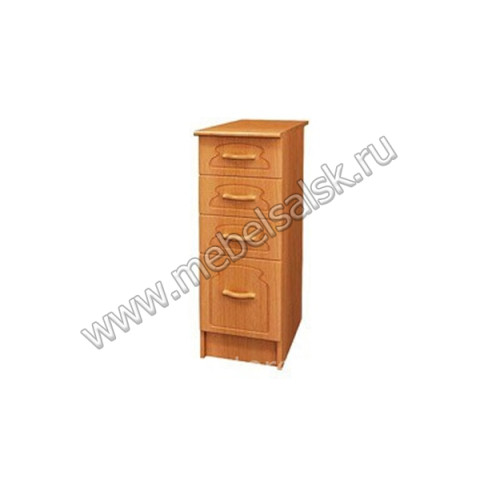Шкаф нижний с 4 ящиками Лира ШН4Я 300