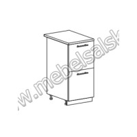 Шкаф нижний с 2 ящиками Лира ШН2Я 400