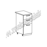 Шкаф нижний с 3 ящиками Лира ШН3Я 400