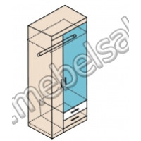 Ника Мод. Н10з Шкаф для одежды (собирается на обе стороны)