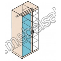 Ника Мод. Н11 Шкаф для одежды (собирается на обе стороны)