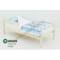 ДЕТСКАЯ ДЕРЕВЯННАЯ КРОВАТЬ-ТАХТА БЕЛЬМАРКО «SKOGEN БЕЖЕВЫЙ»