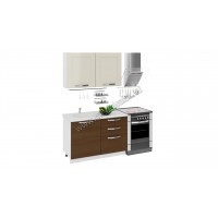 Готовый Набор для кухни длиной - 1800 мм ГН72_180_1 КАПУЧИНО (Крем/Дуб)