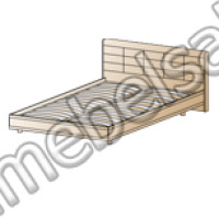 Кровать КР-2851 (1,2х2,0) с мягким изголовьем