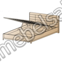 Кровать КР-1071 (1,2х2,0) с мягким изголовьем